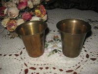 Лот: 11222348. Фото: 2. Антикварные стаканы бронза Германия. Антиквариат