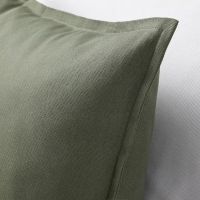 Лот: 18689353. Фото: 3. Чехол на подушку, насыщенный зеленый... Домашний быт