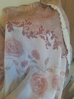 Лот: 25300995. Фото: 2. Нежно-розовые шторы с розами... Домашний текстиль