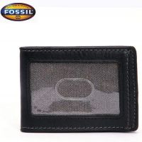 Лот: 4512309. Фото: 2. Fossil Black Leather Money Clip... Аксессуары