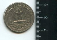 Лот: 16916144. Фото: 2. (№7074) США 25 центов 1967 год. Монеты