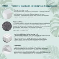 Лот: 25811612. Фото: 3. Анатомический матрас Милтон 200х200. Мебель