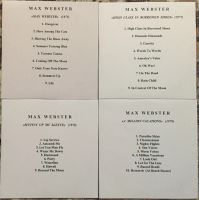 Лот: 19608881. Фото: 3. 4CD "Max Webster" (Hard Rock... Красноярск