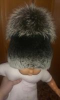 Лот: 6922915. Фото: 4. Продам шапку кролик рекс с чернобуркой. Красноярск