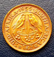 Лот: 10334656. Фото: 2. 1/4 пенни (фартинг). 1955 год... Монеты