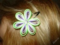 Лот: 2489968. Фото: 3. заколка (ручная работа). Одежда, обувь, галантерея