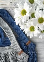 Лот: 16194927. Фото: 5. Ажурная сумочка-авоська - модель...