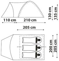 Лот: 4278949. Фото: 2. палатка Canadian Camper RINO 3. Туризм