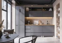 Лот: 20776764. Фото: 6. Кухня Хелен 2.0 м Цвет Графит...