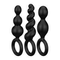 Лот: 24255644. Фото: 9. Анальные пробки Satisfyer Booty...