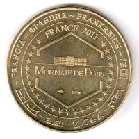 Лот: 9808546. Фото: 2. Франция жетон медаль 2011 Корсика... Значки, медали, жетоны