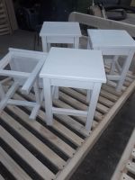 Лот: 15306194. Фото: 4. Табурет из массива белый. Красноярск