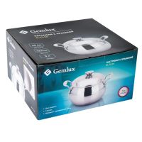 Лот: 16550586. Фото: 5. Кастрюля Gemlux 5L 240х135 мм...