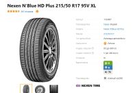 Лот: 20012030. Фото: 7. шины 215/50 R17 Nexen N'Blue HD...