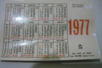 Лот: 9375360. Фото: 2. Календарик карманный СССР 1977... Коллекционирование, моделизм