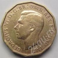 Лот: 217093. Фото: 2. Великобритания. 3 пенса 1938г... Монеты