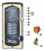 Лот: 8852455. Фото: 2. Бойлер косвенного нагрева SN 150... Тепловое оборудование, климат
