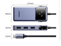 Лот: 25529990. Фото: 2. Хаб UGREEN CM888 (45155) UNO 7-in-1... Носители информации