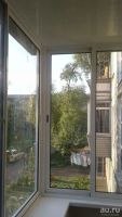 Лот: 10033863. Фото: 2. Остекление балкона с крышей П-образный... Двери, окна, фурнитура