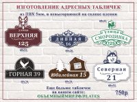 Лот: 18791805. Фото: 3. Табличка (вывеска) адресная -... Услуги
