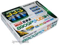Лот: 3002367. Фото: 2. Материнская плата Gigabyte GA-890GPA-UD3H. Комплектующие