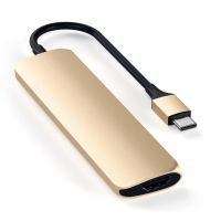 Лот: 25415597. Фото: 2. USB-хаб Satechi Slim Aluminum... Периферия