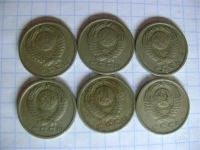 Лот: 1577271. Фото: 2. 15 копеек (6 шт) разные года одним... Монеты