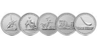 Лот: 6803674. Фото: 2. 5 рублей 2015 год Освобождение... Монеты