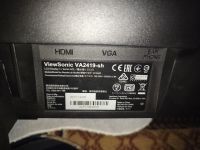 Лот: 24892943. Фото: 3. Монитор viewsonic 24. Компьютеры, оргтехника, канцтовары