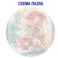 Лот: 24946152. Фото: 5. Пазл деревянный " Котик в шапочке...