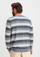 Лот: 23536218. Фото: 4. Джемпер с круглым воротом в полоску. Красноярск