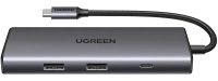 Лот: 21590962. Фото: 4. USB-хаб UGREEN CM498 USB-C To... Красноярск