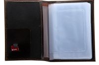 Лот: 3884581. Фото: 2. Обложка из натуральной кожи на... Канцелярские и офисные товары