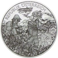 Лот: 14012029. Фото: 2. 10 евро Австрия 2010 - Легенды... Монеты