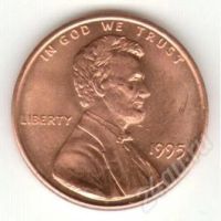 Лот: 680461. Фото: 2. 1 цент 1995. Монеты