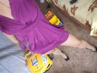 Лот: 2983876. Фото: 3. платье блестящее фиолетовое. Одежда, обувь, галантерея
