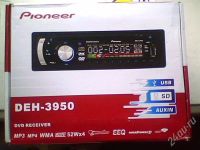 Лот: 438906. Фото: 2. автомагнитола pioneer 3950 1-din... Автозвук