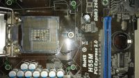 Лот: 10812243. Фото: 2. Материнская плата AsRock H55M. Комплектующие