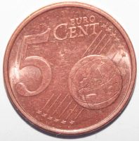 Лот: 2098577. Фото: 2. 5 евроцентов 2001 год. Финляндия... Монеты