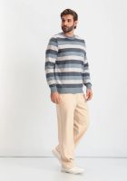 Лот: 23536218. Фото: 3. Джемпер с круглым воротом в полоску. Одежда, обувь, галантерея