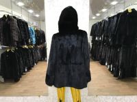 Лот: 9779763. Фото: 3. черная шуба из норки автоледи... Одежда, обувь, галантерея
