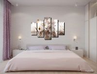 Лот: 6781497. Фото: 2. Модульная картина Сияние лилий... Изобразительное искусство