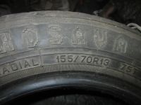 Лот: 4282185. Фото: 2. Шина БЛ-85-1 155\70 r13 износ... Шины, Диски