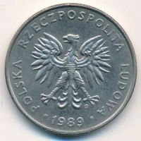 Лот: 8869803. Фото: 2. Польша 20 злотых 1989 год. Монеты