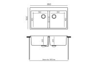 Лот: 24310132. Фото: 4. Мойка врезная TOLERO Loft TL-862. Красноярск