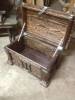 Лот: 10505230. Фото: 2. Сундук из массива лиственницы. Хранение вещей