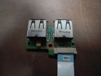Лот: 13002355. Фото: 3. Плата с USB портами, на шлейфе... Компьютеры, оргтехника, канцтовары