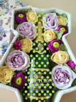 Лот: 15755128. Фото: 3. Букет из конфет в коробке Свитбокс. Сувениры, подарки