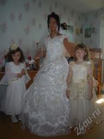 Лот: 493256. Фото: 2. Свадебное платье (платье+перчатки... Свадебная мода