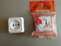 Лот: 18204907. Фото: 2. Розетка без заземления, белая... Электрооборудование